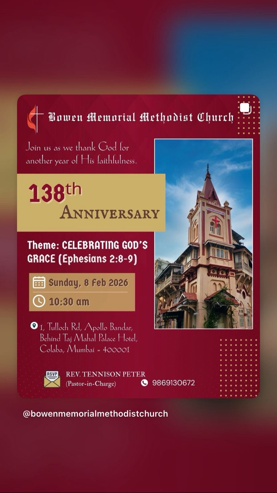 138th Church Anniversary
